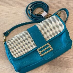 Never used Italian leather purse